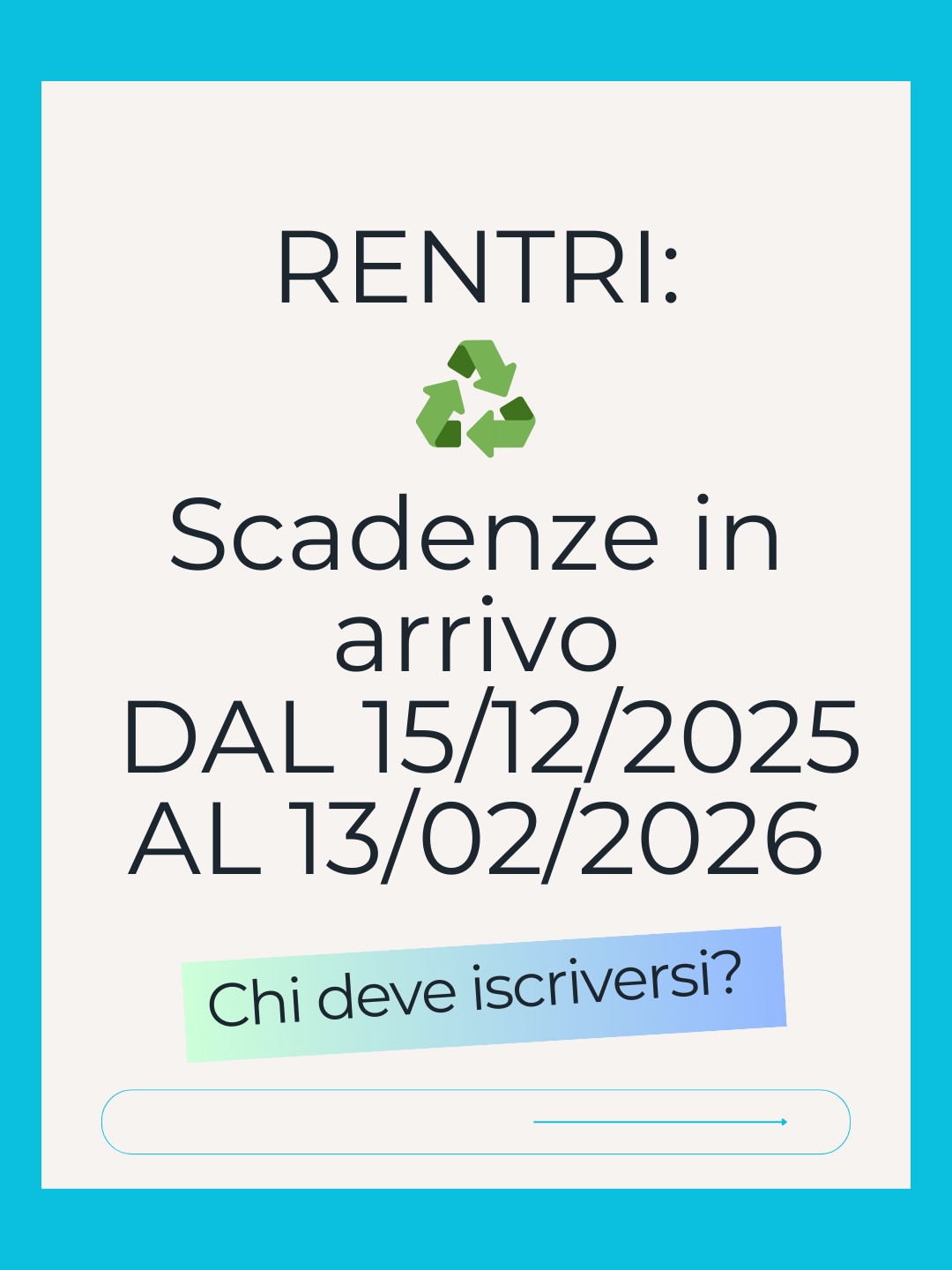 Il RENTRI sta diventando operativo