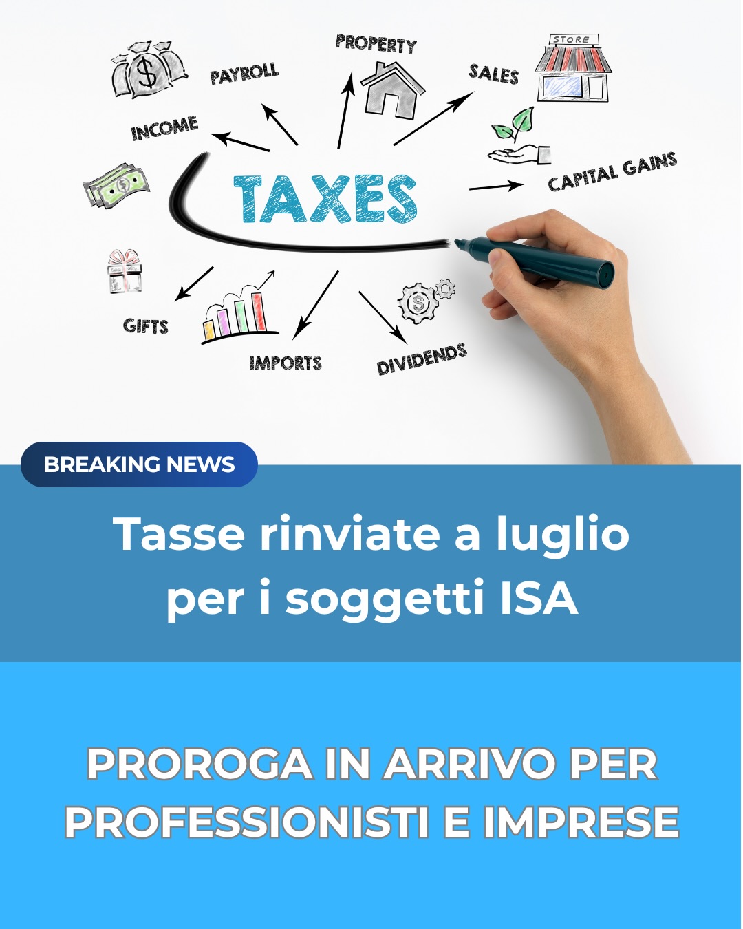 Possibile proroga in arrivo per le tasse dei soggetti ISA!