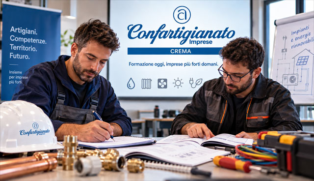 Confartigianato imprese Crema: corso Fer per termoidraulici ed elettrici